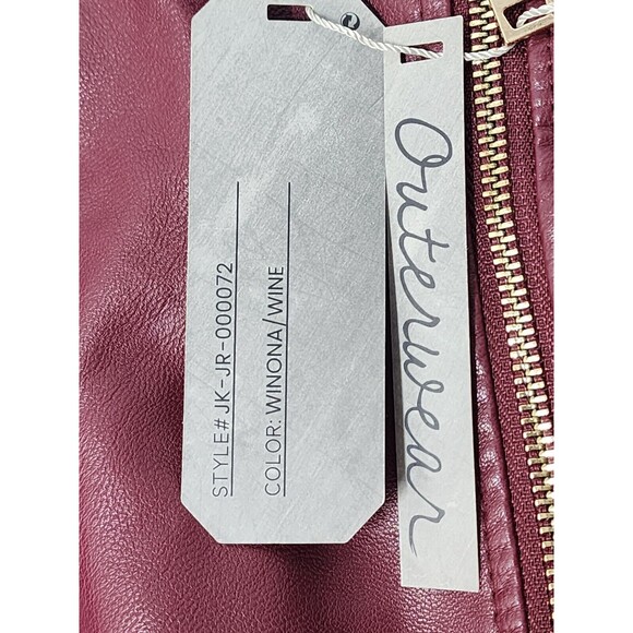 ashley by 26 international jacket Size Small Color Wine Style# JK-JR000072 New! - Picture 6 of 15